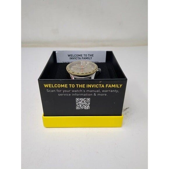 NWT Invicta Racing Men 44mm Stainless Steel Steel Desert Sand dial VH67 Quartz - Picture 2 of 6